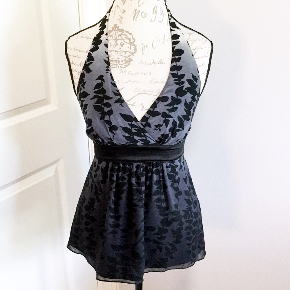 Express Ombre’ Silk Halter Top 4